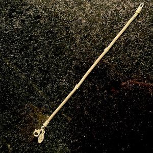 Pandora bracelet, Sterling, 6” diameter.